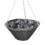 Faux Flower Hanging Basket for Outdoor Decor