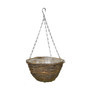 Faux Flower Hanging Basket for Outdoor Decor