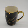 Golden Marble Ceramic Coffee Mug for Men and Women