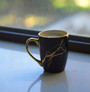 Golden Marble Ceramic Coffee Mug for Men and Women