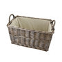 Hand-Woven Wicker Basket for Closet Storage