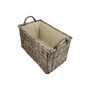 Hand-Woven Wicker Basket for Closet Storage