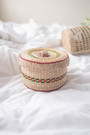 Handcrafted Small Seagrass Wicker Basket with Lid | Perfect for Rustic Farmhouse Lovers