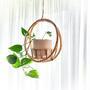 Handmade Bamboo Hanging Basket Planters for Gardens