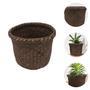 Handmade Bamboo Rattan Flower Pots for Home Decor