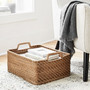 Handmade Durable Rattan Picnic Basket for Tableware