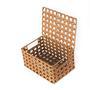 Handmade Rattan Picnic Storage Basket with Lid