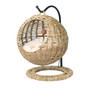 Handmade Wicker Pet House for Cats and Small Dogs