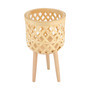 High-Quality Bamboo Plant Pot Stand for Home and Garden