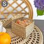 High-Quality Square Seagrass Basket with Lid for Home