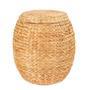 Large Handmade Wicker Basket with Lid for Home Decor