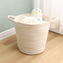 Large Modern Cotton Rope Laundry Basket with Handles