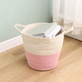 Large Modern Cotton Rope Laundry Basket with Handles