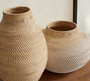 Large Wicker Vases – Handwoven Rattan Vase for Home Decor