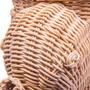 Mini Rattan Elephant Basket for Farmhouse Decor