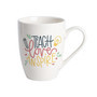 Modern White Ceramic Teacher Mug for Coffee & Tea