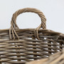 Modern Woven Seagrass Laundry Hamper for Closet Organization