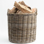 Modern Woven Seagrass Laundry Hamper for Closet Organization