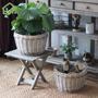 Modern Woven Wicker Plant Pot for Home Decor