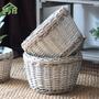 Modern Woven Wicker Plant Pot for Home Decor