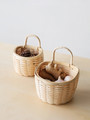 Natural Handwoven Rattan Basket for Kitchen or Entrance