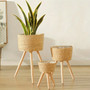 Natural Woven Flower Pots for Home Decor