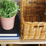 Natural Woven Rattan Basket for Home Organization