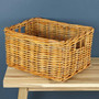 Natural Woven Rattan Basket for Home Organization