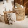 New Design Rattan Laundry Basket for Closet Organization