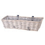 Outdoor Wicker Balcony Box Pots Basket