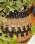 Rattan Flower Basket Stand for Plants