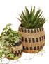 Rattan Flower Basket Stand for Plants