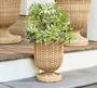 Rattan Flower Vase Planters for Outdoors - Large Size