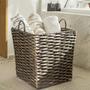 Rectangle Water Hyacinth Straw Fruit Baskets