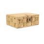 Rectangular Wicker Storage Baskets with Lid