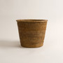 Retro Rattan Plant Pot for Home Decoration