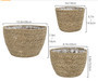 Seagrass Planter Basket for Home Decor - Indoor & Outdoor Use