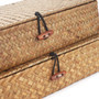 Seagrass Wicker Shelf Baskets for Laundry & Organization