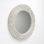 Shop Elegant Round Water Hyacinth Wall Mirror