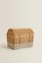 Small Rattan Storage Basket with Lid