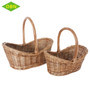 Sturdy Willow Gift Basket Wicker for Garden or Storage
