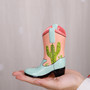 Unique Ceramic Cowboy Boot Flower Vase for Decor