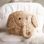 Unique Elephant Basket for Baby Room Decoration