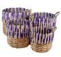 Versatile Water Hyacinth Wicker Laundry Basket for Home