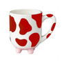 Vintage Farmhouse Cute Ceramic Mug - Cow Udder Mug for Milk