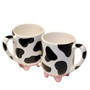 Vintage Farmhouse Cute Ceramic Mug - Cow Udder Mug for Milk