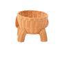 Water Hyacinth Elephant Basket for Home Decor