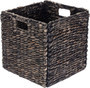 Water Hyacinth Foldable Laundry Basket for Home