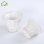 White Wicker Plant Planter Basket for Home Decor