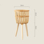 Wholesale Bamboo Weave Rattan Plant Basket Planter